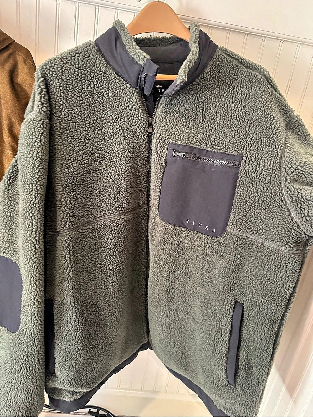 Sitka Bluff Berber Jacket Fleece Green & Gray XXL